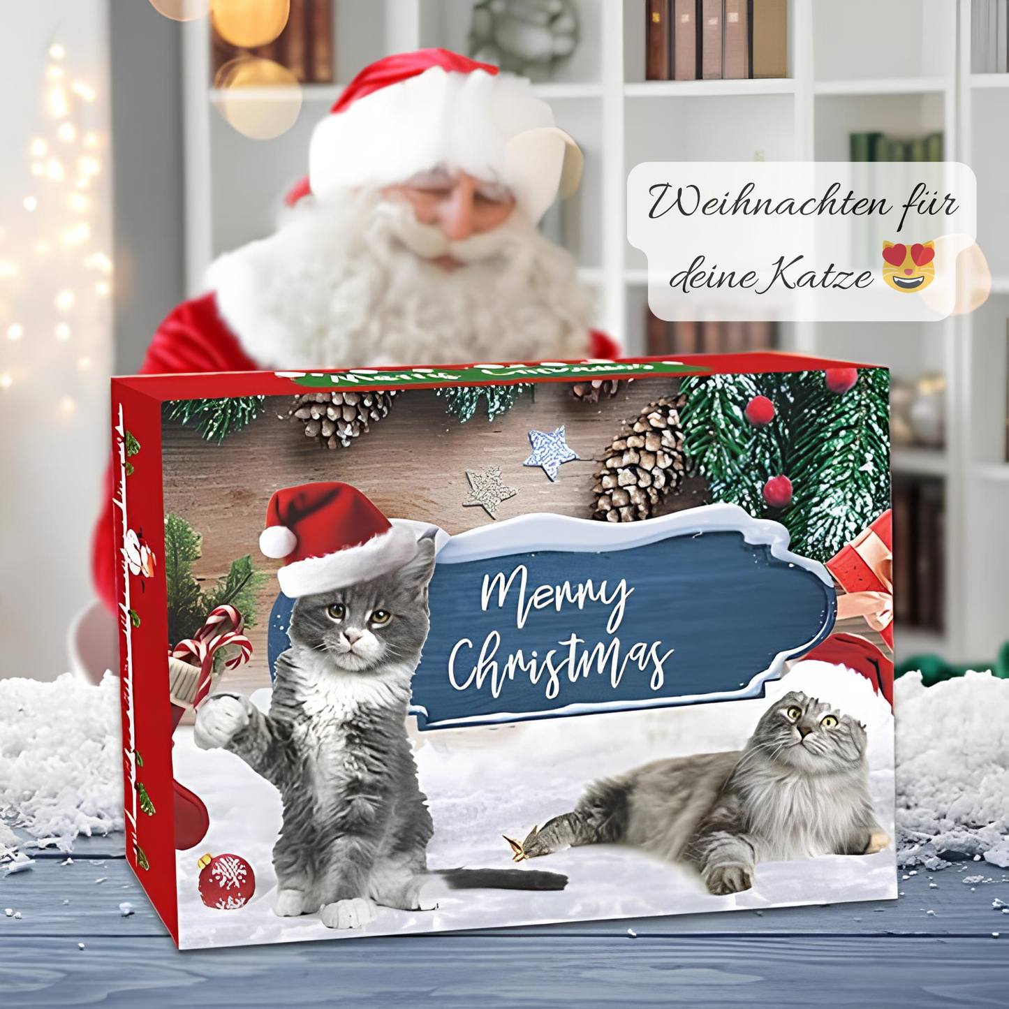 Glückstiere Premium Adventskalender für Katzen